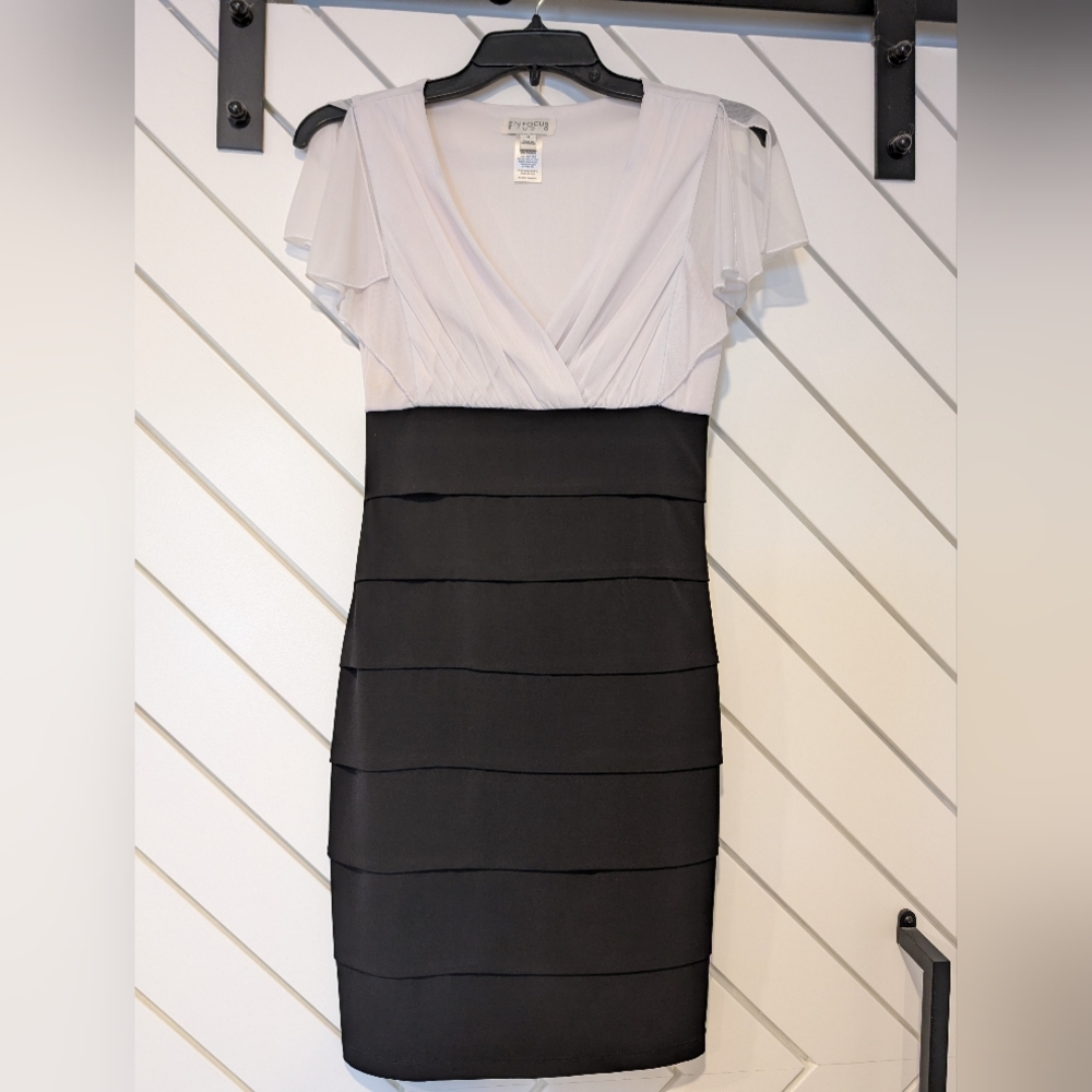 Enfocus Studio Black & White Dress